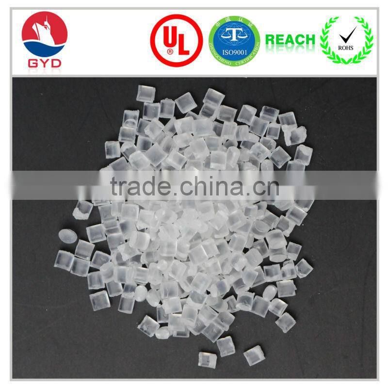 Low halogen Flame retardant Polycarbonate engineering plastic raw material / Transparent FR Polycarbonate raw materials prices