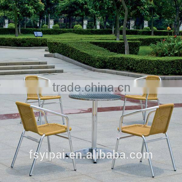 cheap round stainless steel dining table YT1