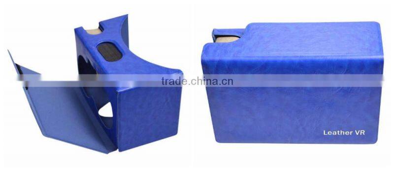 2016hot selling high quality vr 46 acrylic google cardboard biconvex lens virtual reality gear