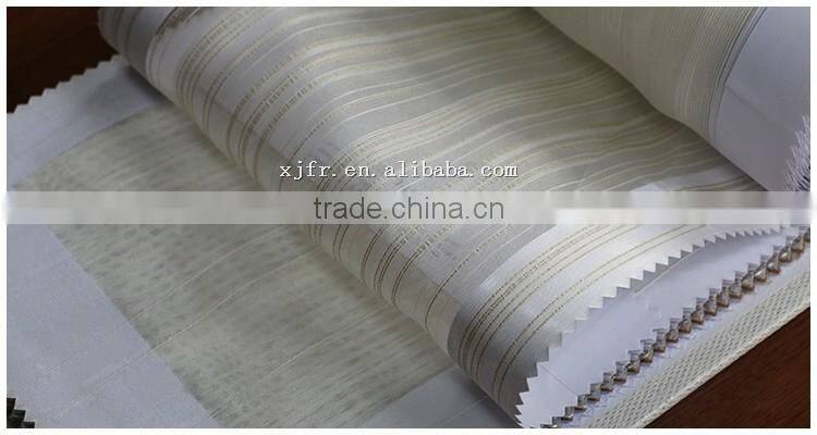 100% polyester fiber flame retardant sheer fabric XJS001