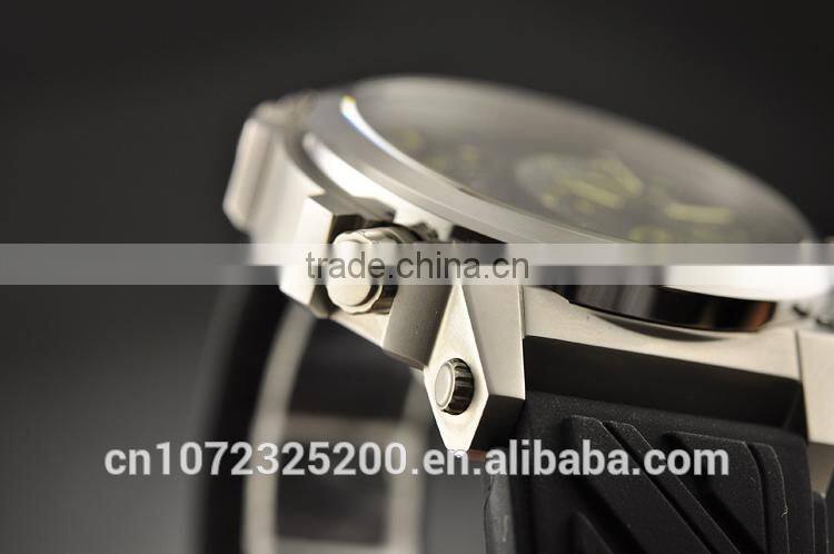 Sport Watch with factory direct prices Man Fashion Wrist Men with Date Stainless Steel Case Rubber Band BOSCEN Watch CHINA Made
