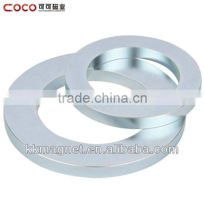 N42 ring permanent magnet with big hole for loudspeaker neodymium magnet