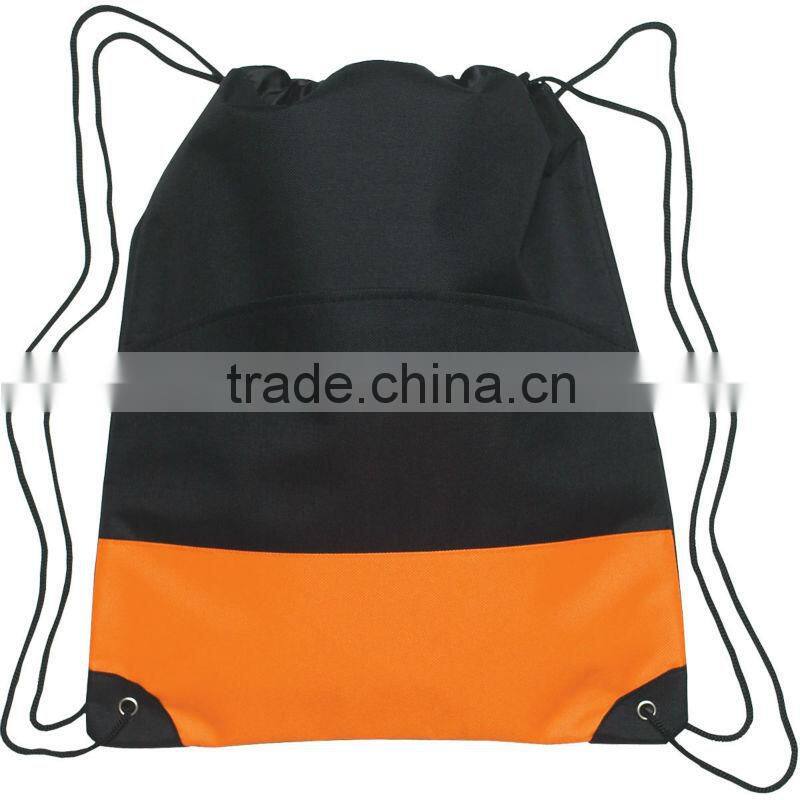 Drawstring Sports Pack-Black