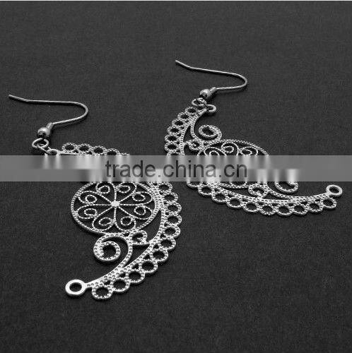 2013 Latest Hollow out simple earrings New design fashion jewelry earring