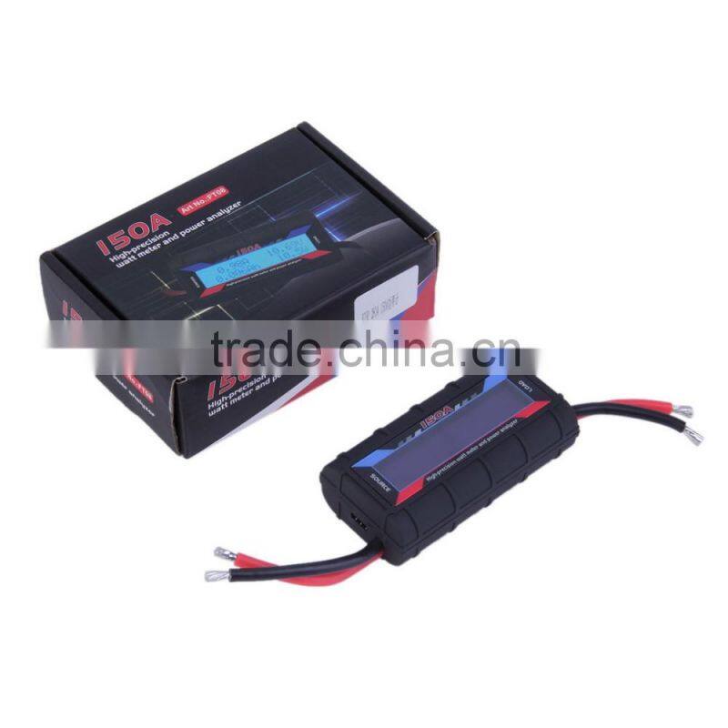 150A 60V DC Watt Meter Power Analyzer with Backlight LCD Display for RC Airplane Multicopter Drone Toys