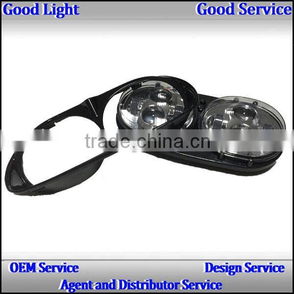 wholesale super power ovovs 80w double led headlight for harley with IP67