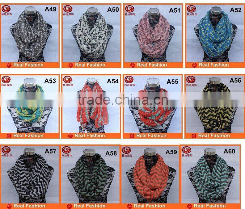 Hot Sale New Women Scarf Spring Summer Animal Shape Chiffon Fashion Winter scarf From Real Scarf Factory