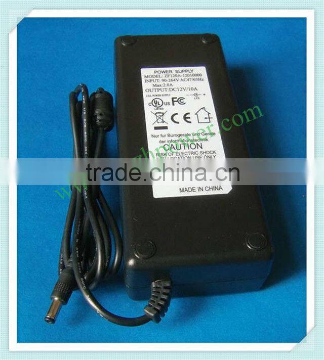 220v 12v 10a 120w adapter passed UL GS CE KC, Hot sale!