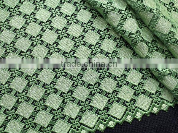 2015 Golden Guipure lace fabric dress making lace fabric bulk lace fabric