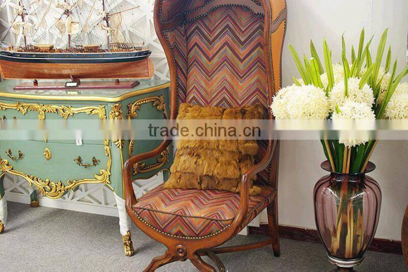 Hot Seling Home Deluxe Fur Cushion Pieced Fox Fur Pillow Case