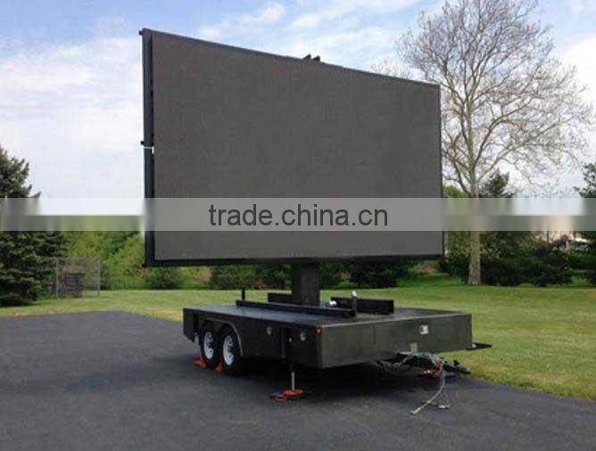 Outdoor Full Color Mobile Trailer LED SIGN with light weight die-casting aluminum cabinet