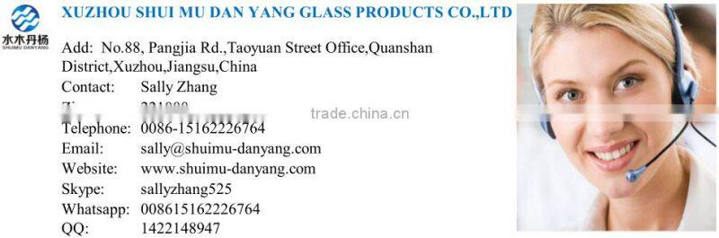 16oz clear boston round glass bottle transparent boston bottle with aluminium screw cap