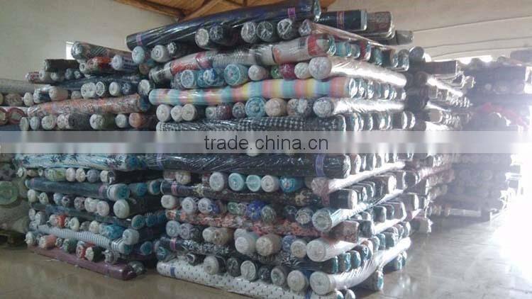 printed cotton rayon dress fabric stocklot wholesale