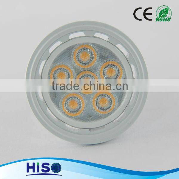 6w GU10 Led Spot Light with Large Fresnel Lens