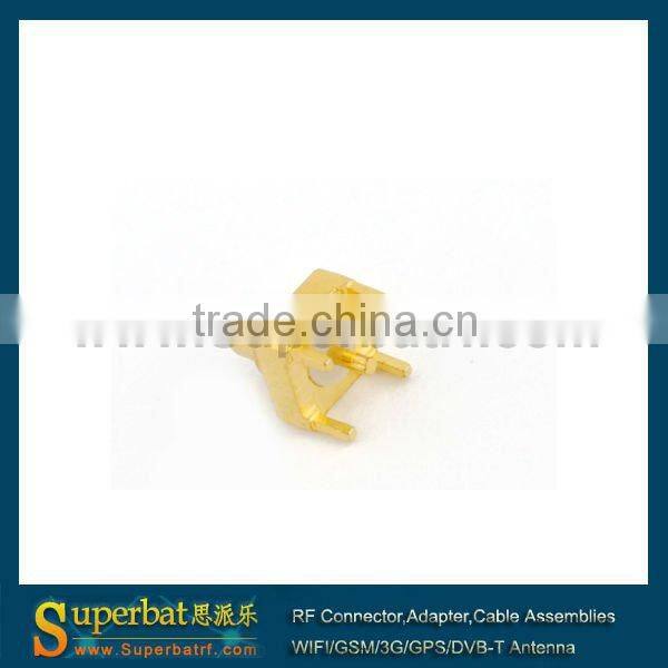 display port female to hdmi male adapter solder post mmcx edge mount connector with MMCX thru hole Plug PCB Mount