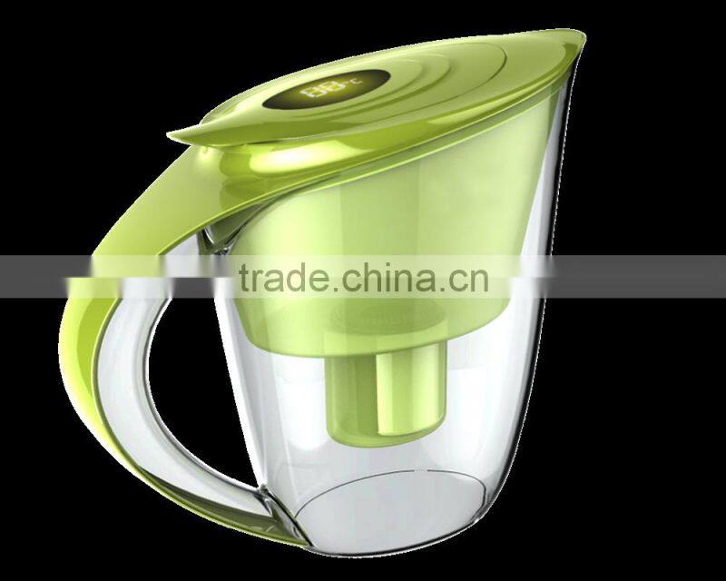 best quality alkaline water filter pitcher filtration with digital timer