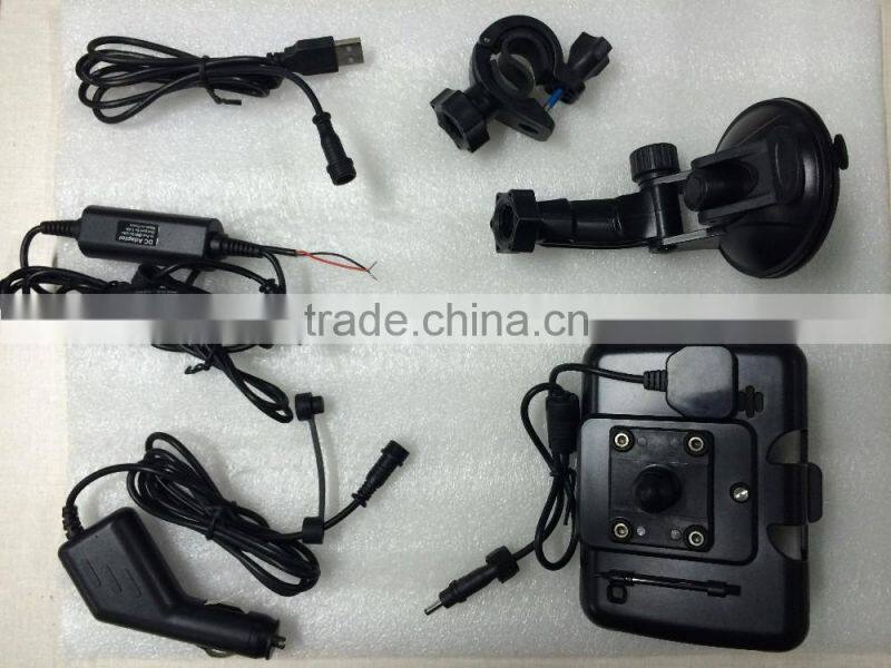 Sat nav free world maps available 4.3 inch screen waterproof gps navigator navigation motorcycle