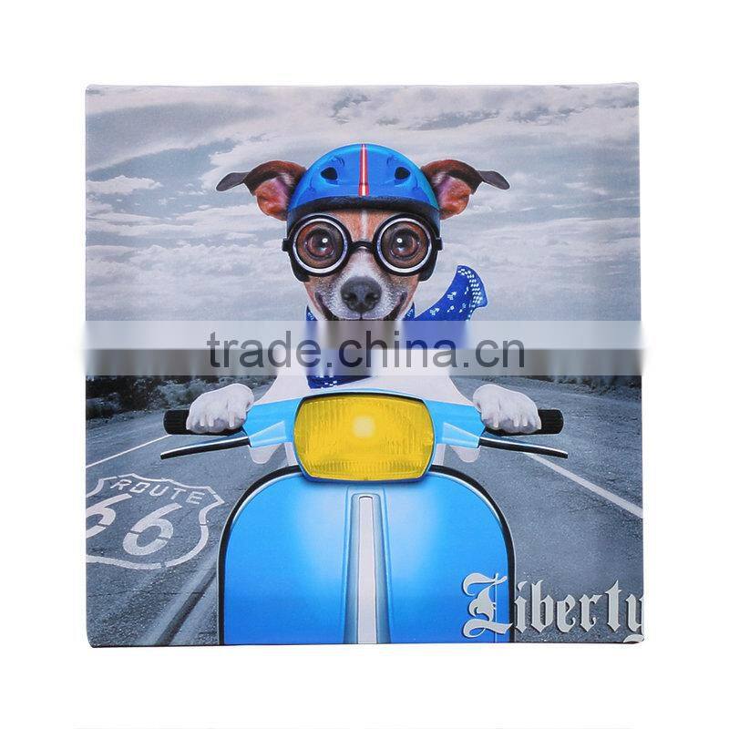 Modern wall art decor wood frame printing canvas