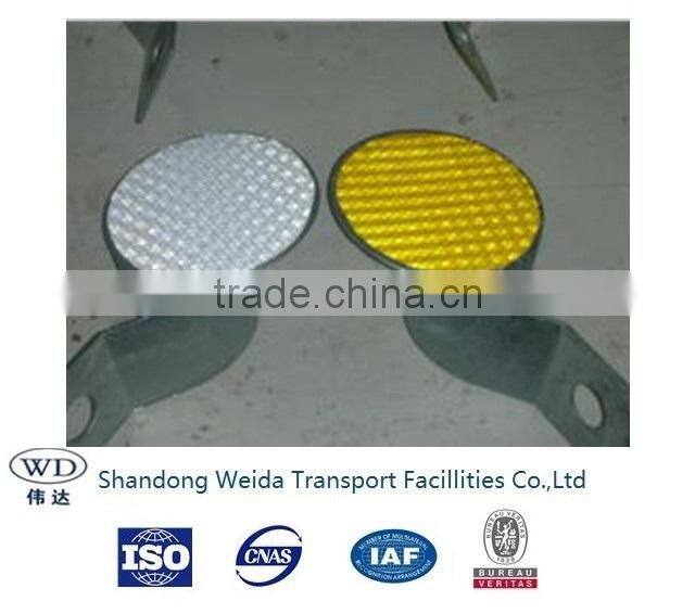 High reflective round type highway guardrail reflector delineator
