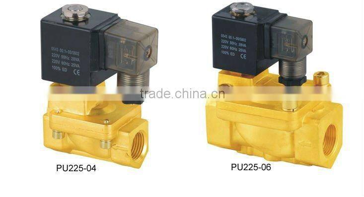 PU220 series solenoid valve direct action solenoid valve fatory direct sales