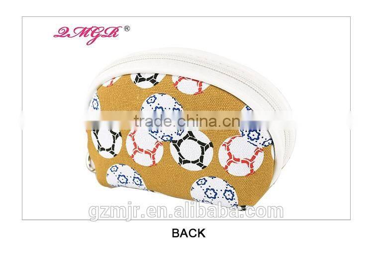 Promotional Cheap Ladies printed Canvas Coin Purse, Key Purse