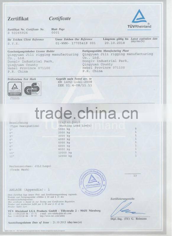 popular towing strap/truck tow/ car tow rope