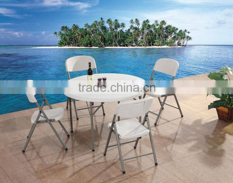 Wholesale Outdoor White Stong And Lightweight Cheap Durable Leisure Plastic Folding Table