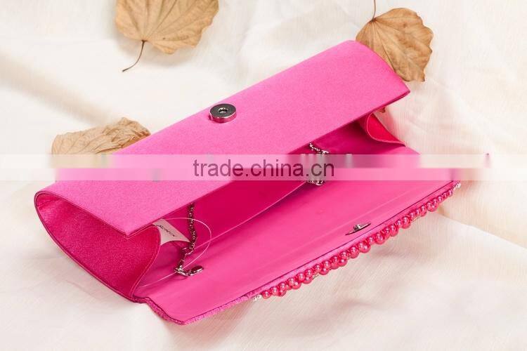 beautiful ladies satin handmade beaded handbag