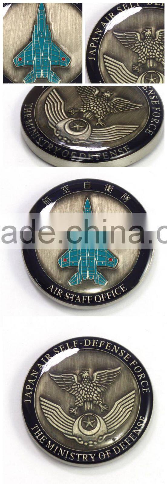 Factory direct sales antique tin metal custom coin for sale