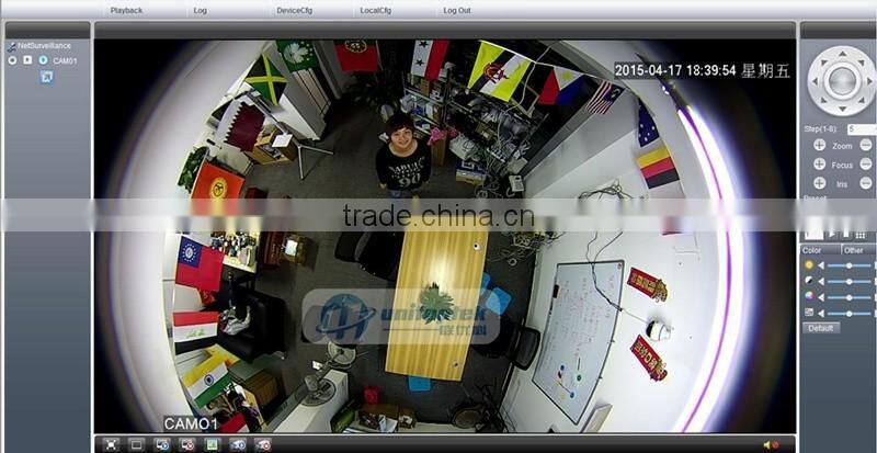 1080P 180/360 Degrees Full View Outdoor Fisheye 360 Camera With POE