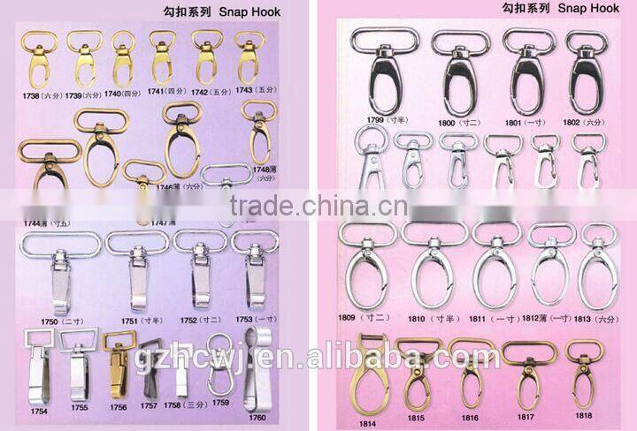 China snap hooks,swivel hook for handbag,high quality alloy light gold plate swivel snap hook