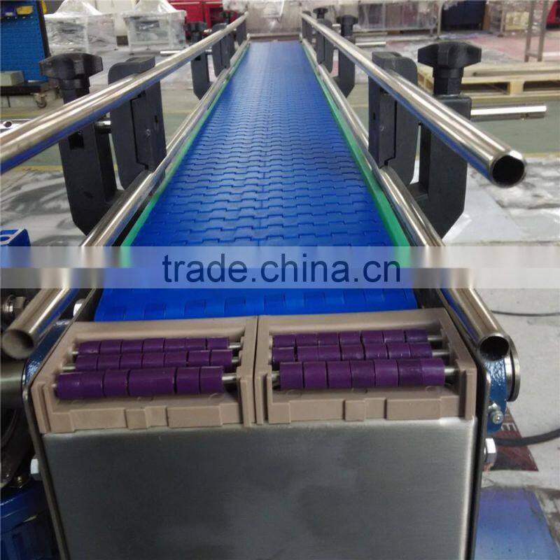 POM modular belt conveyor with SUS304 structure profile