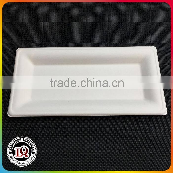 Disposable Bagasse Biodegradable Dessert Cake Display Tray