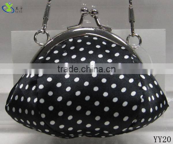 Women aluminium mesh wallet clutch bag purse for coin