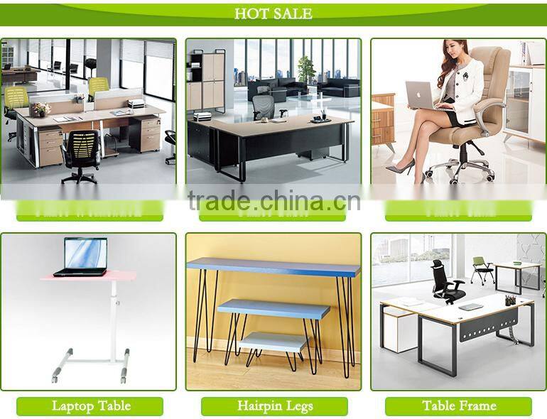 2016 High back comfortable genuine leather executive office chair with chrome armrest