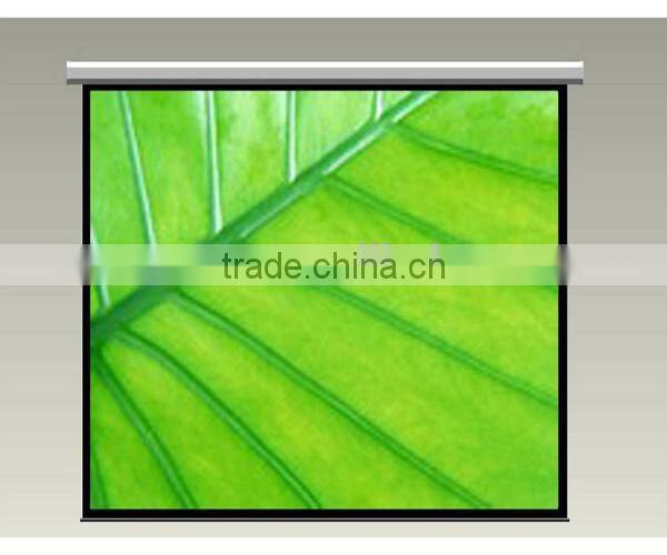 big size200'' motorized projection screen with matte white/electric style projector screen