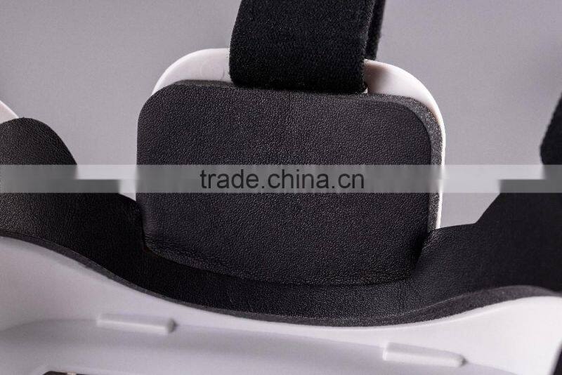 silicone 3D VR GLASSES virtual reality headset box case mobile VR headcase with button key