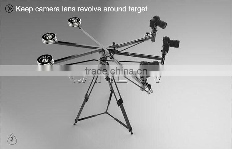 New Design Camera Video Crane Pan Tilt Shooting CR01 Camera Crane Jib Arm