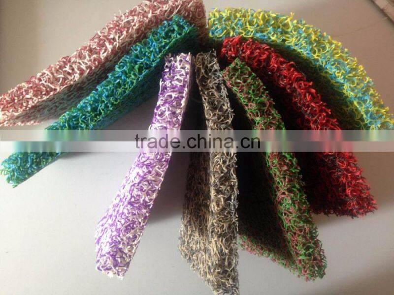 Top sale pvc coil mat double color