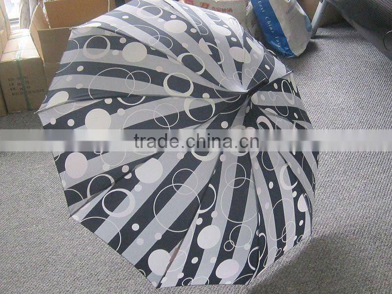 Fashionable straight advertise apolo umbrella for sunshade