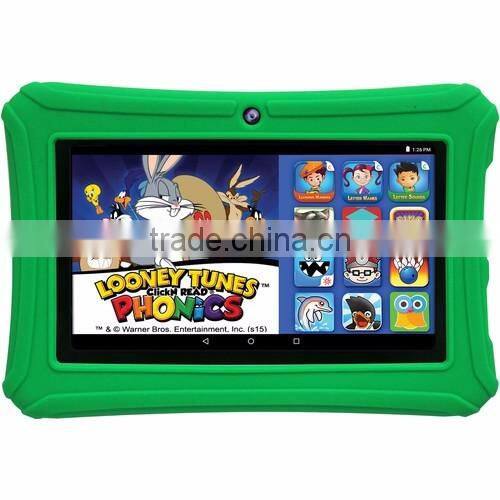 Custom kid shock proof silicon kids 7 inch tablet case, silicone case for 7" Click N kids tablet