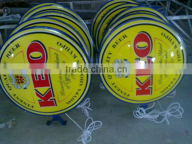 beer light box signs, led beer signs
