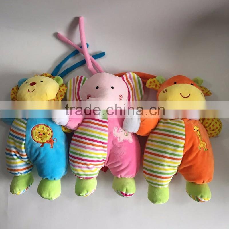 Lovely Colorful baby toy with musical pull string