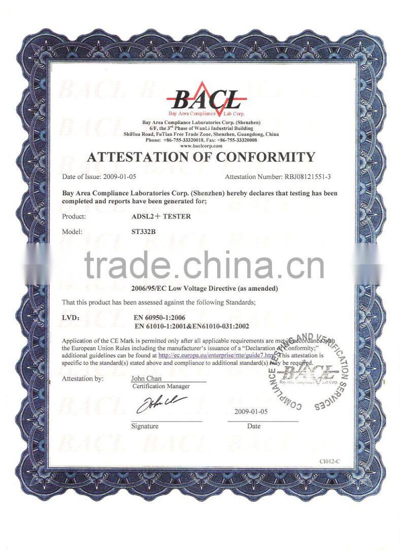 SENTER ST332B VDSL2 tester copper cable tester with DMM function