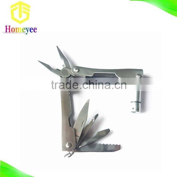 mini pocket plier Combination Plier Multi-Function Foldable Pliers with LED light