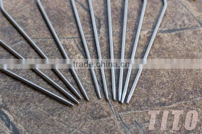 steel tent stakes