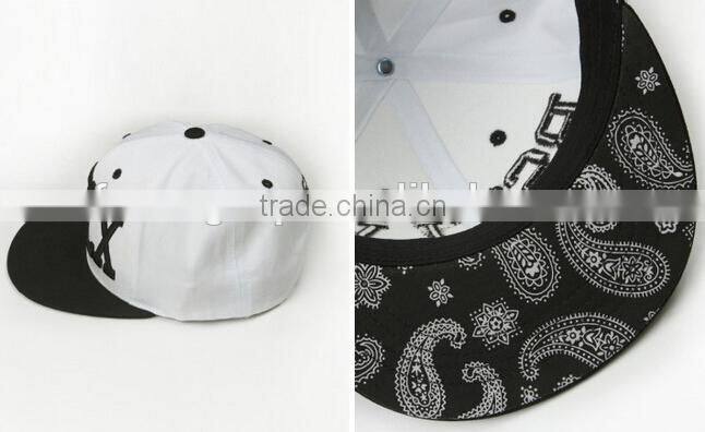 Latest Embroidery High Quality Blank Snapback Hats