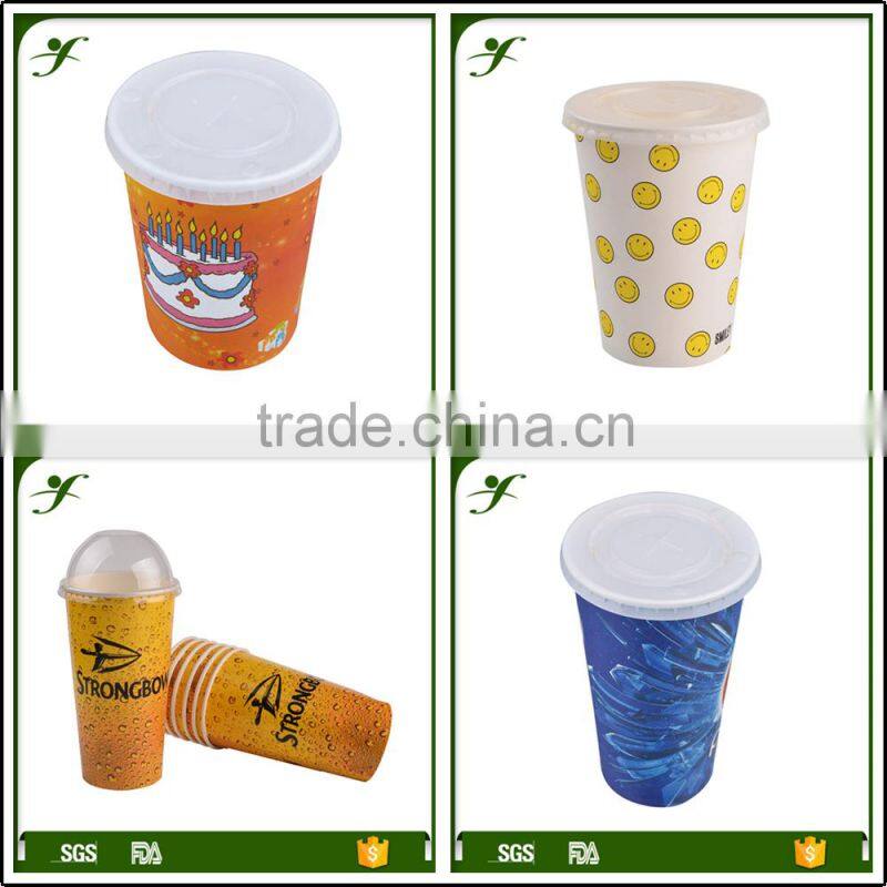 16oz custom design single wall paper cup printing machine