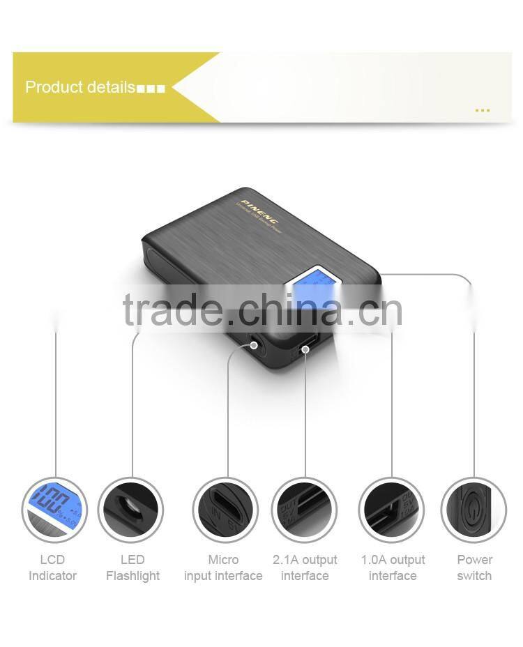 PN928 pineng power bank 10000mah LCD cheapest