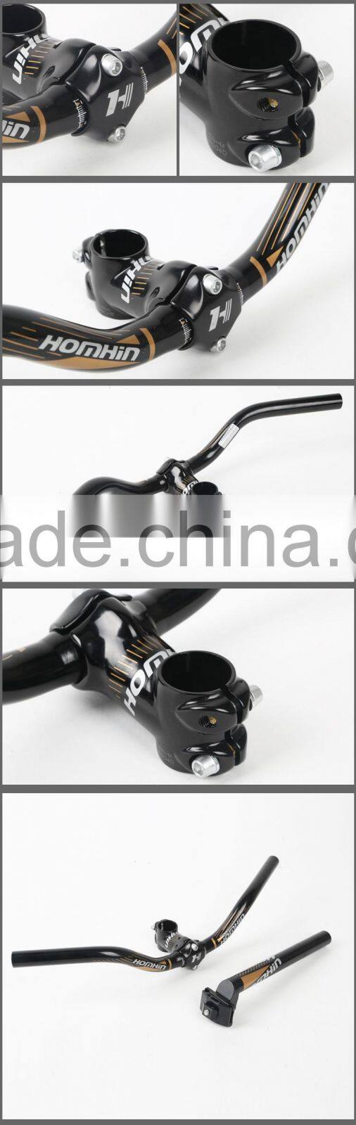 HS001 Road Bicycle Cruiser bars Handlebar handles 6061-T6 Alloy Bike Stems Riser Bicycle Seat post Cycling seatpost HOMHIN